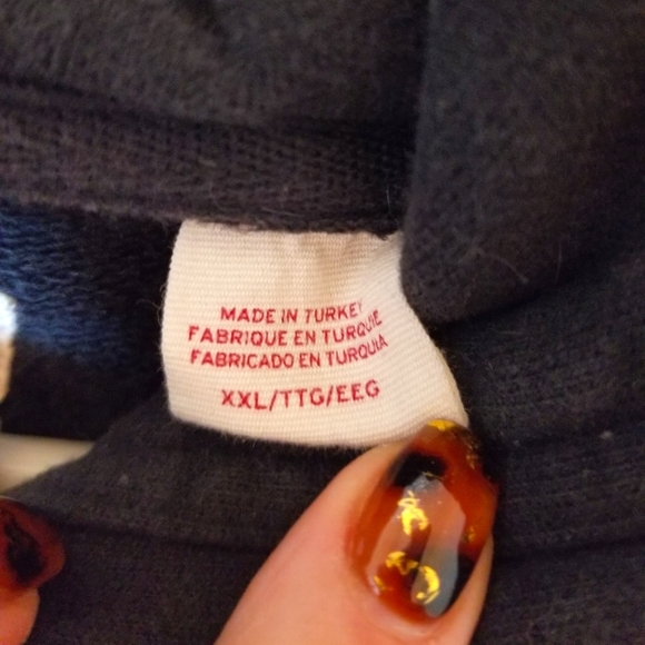 Black unisex pullover hoodie [Levi's] - Picture 4 of 5